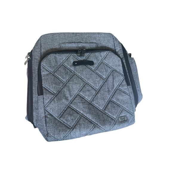 lug Handbags - LUG Ranger XL 2 Crossbody Bag Gray Quilted NWT
